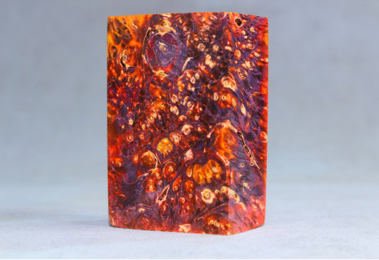 Stabilized Maple Burl Wood Mod Block